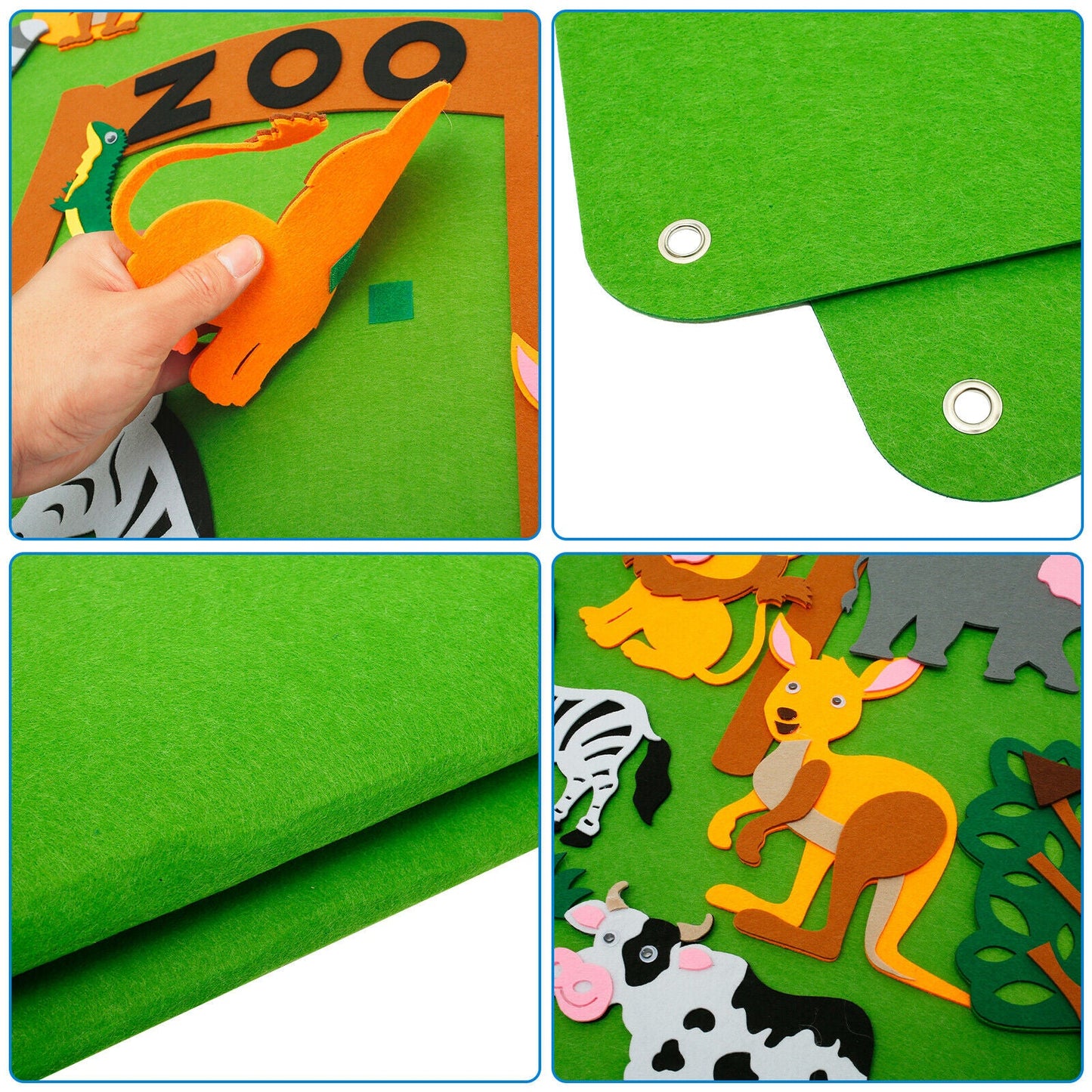 Felt Activity Play Mat – Creative Montessori DIY Game Board