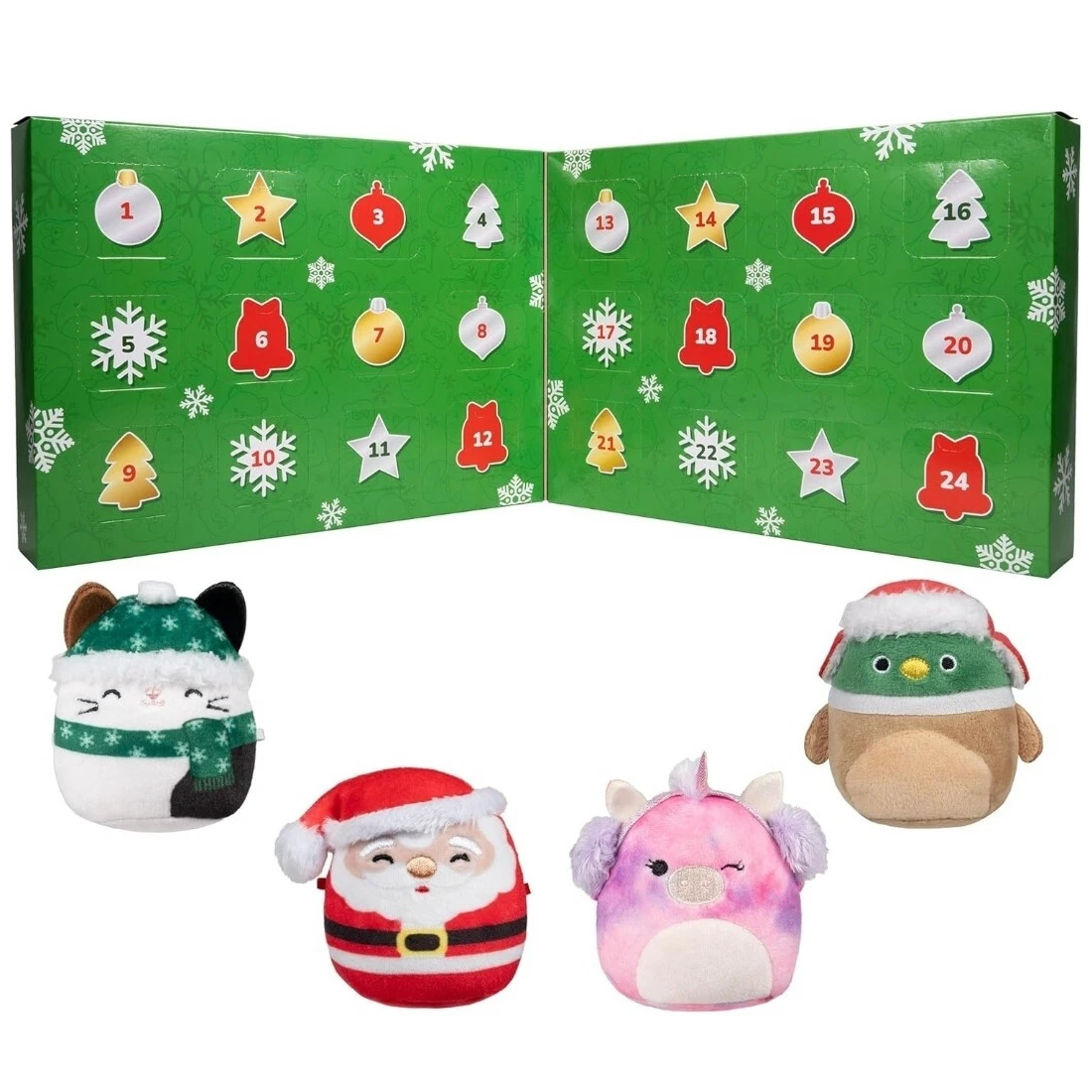 24-Day Mini Plush Holiday Advent Calendar – Daily Collectibles for Kids
