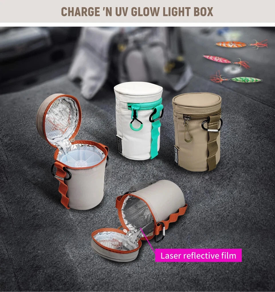 Fishing Bag and Tackle Box UV Glow Light & Fill Light | Tool Storage Box