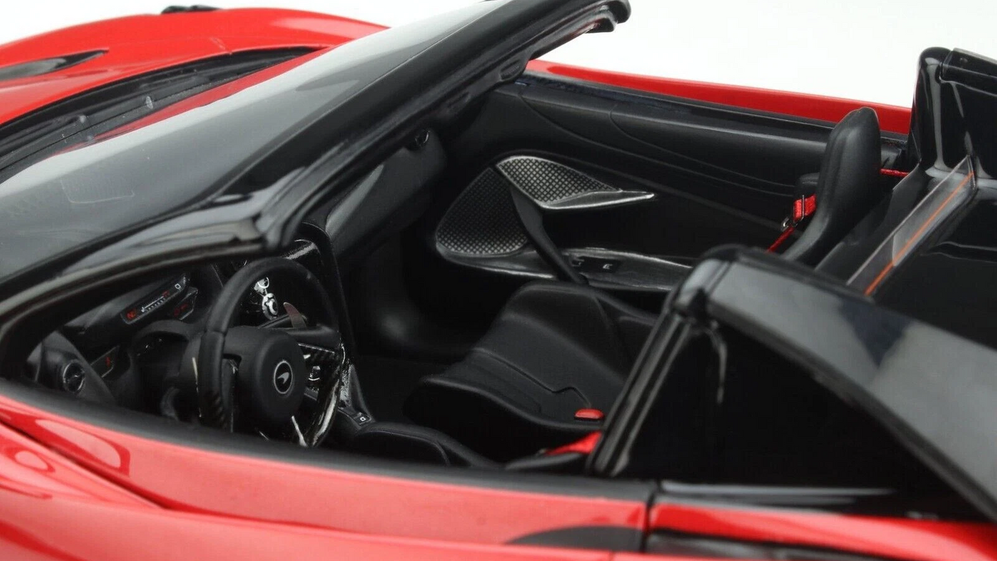 1/18 McLaren 765LT Spider Resin Model Car – Detailed 2021 Red Edition