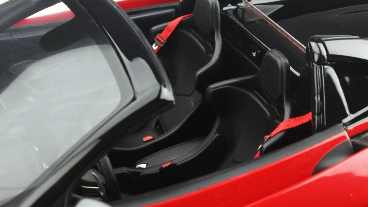 1/18 McLaren 765LT Spider Resin Model Car – Detailed 2021 Red Edition