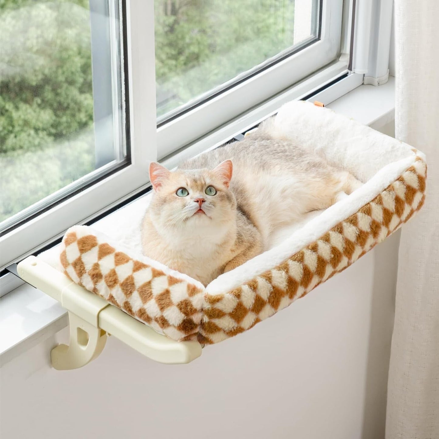 Cat Window Perch – Padded Hammock Bed for Sunbathing & Lounging