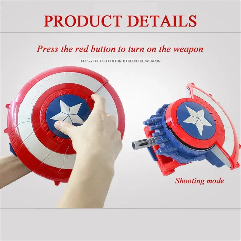 Shield Toy Gun – Soft Bullet Shooter Prop