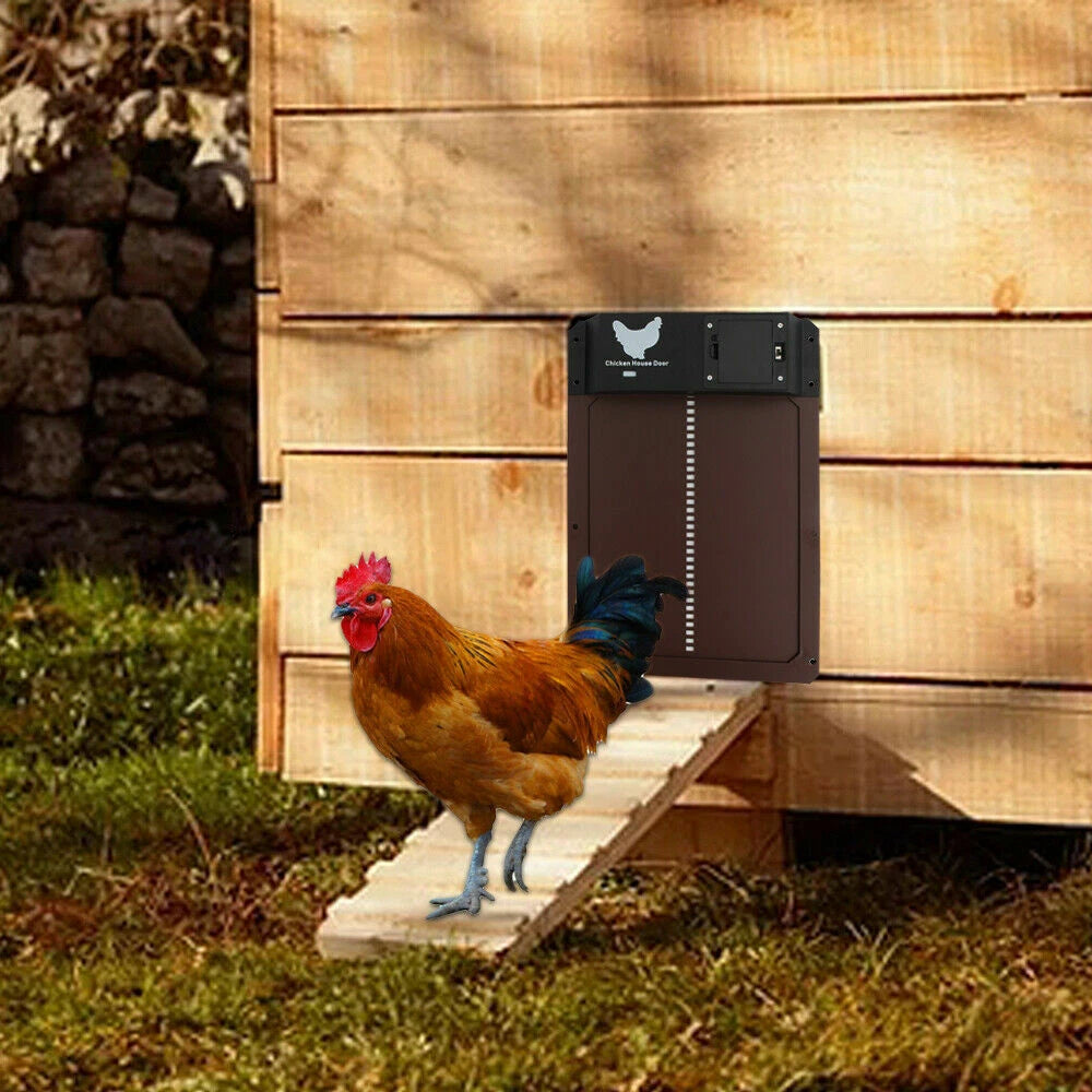 Automatic Chicken Coop Door Opener – Battery Powered, Light Sensor, Waterproof