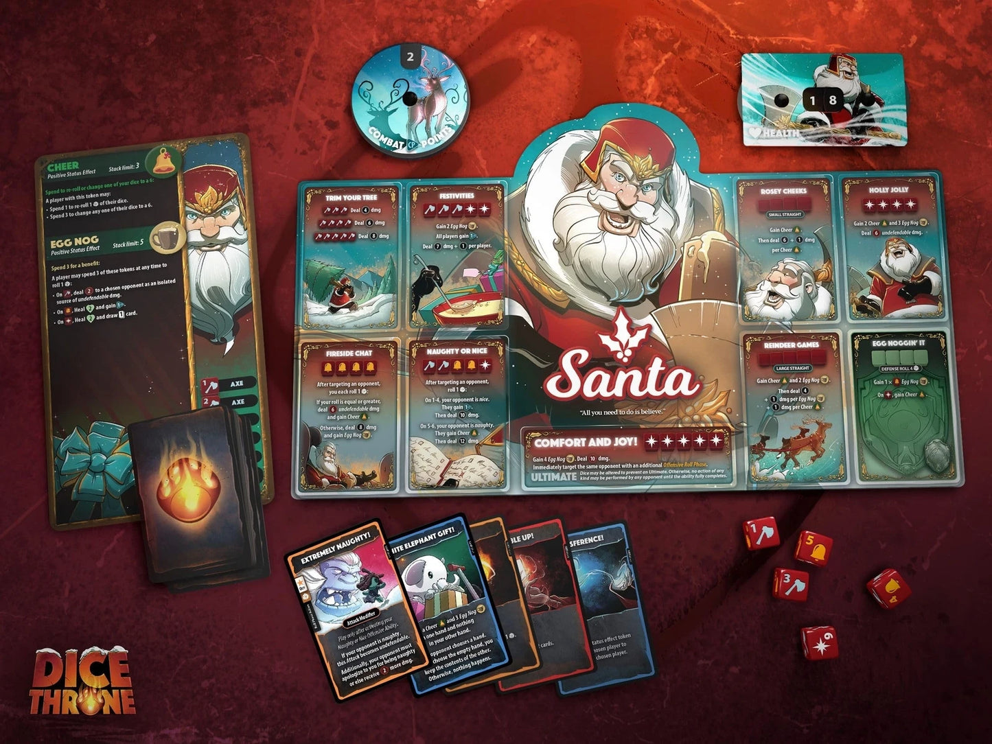 Christmas Kingdom Card Game – Royal Holiday Strategy Fun for the Whole Family | Deluxe Gift Box Edition
