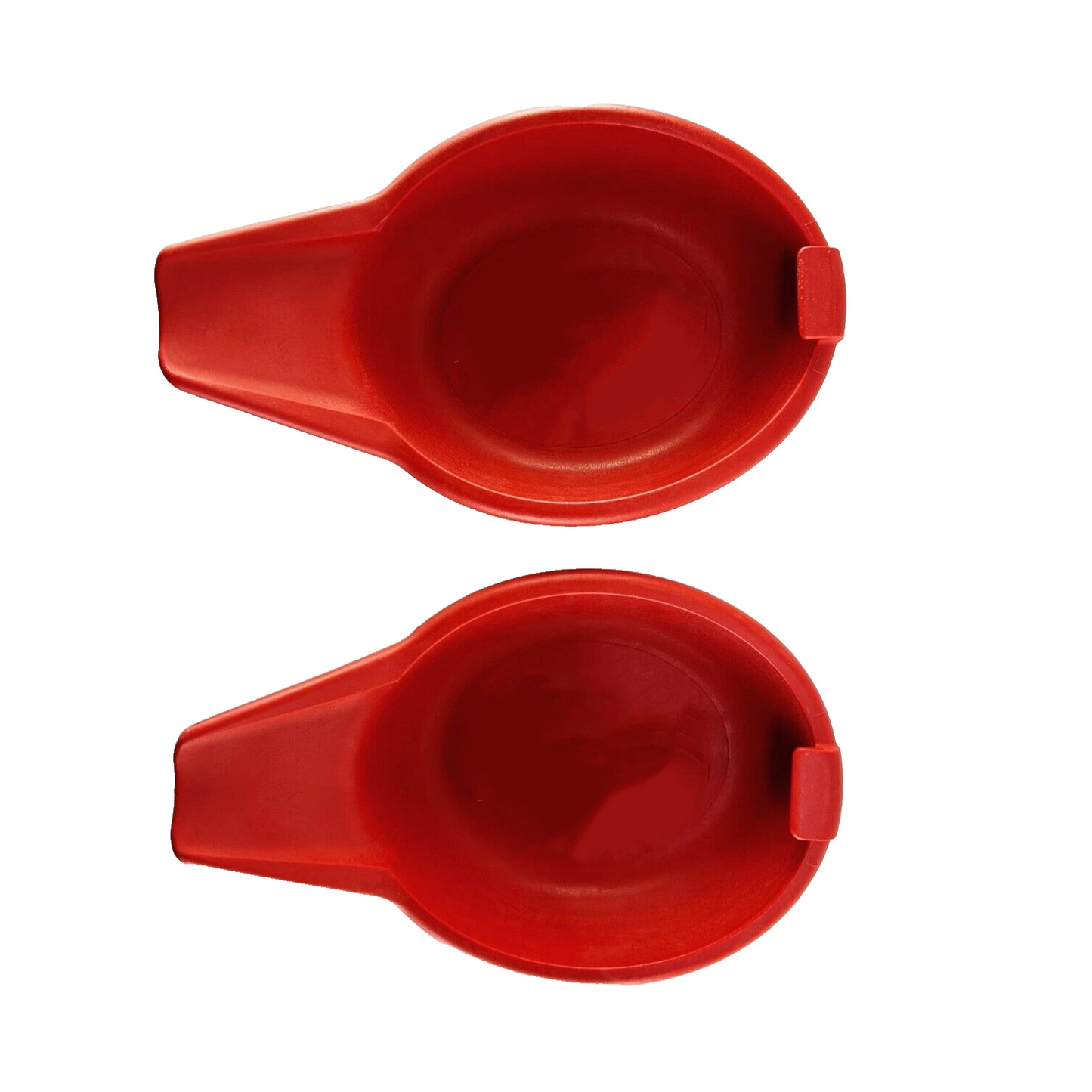 Spoon Rest Holder – Suction Cup Utensil Stand for Pots & Pans (2-Pack, Red)