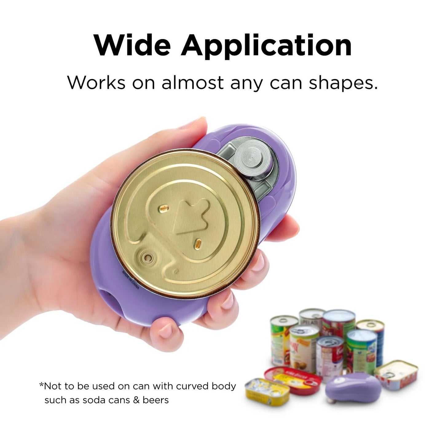 One-Touch Electric Can Opener – Effortless Can Opening | Automatic Cutting | Perfect for Every Kitchen
