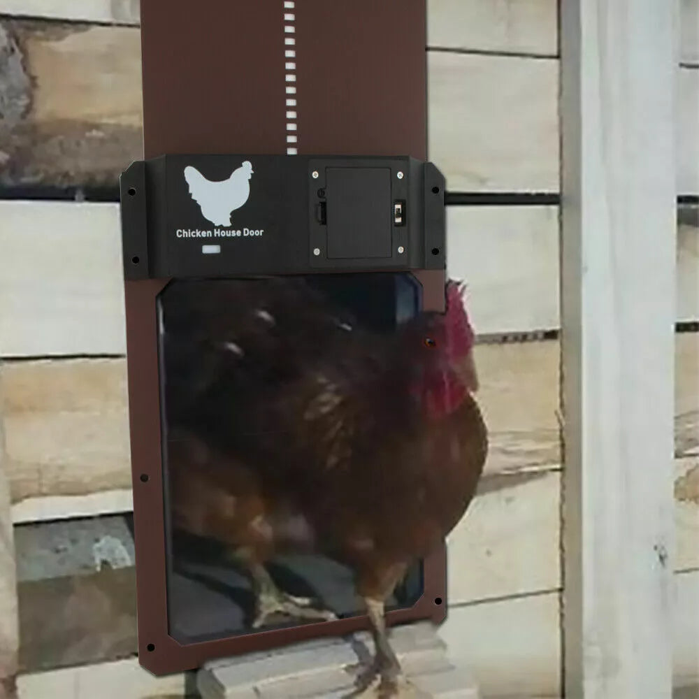 Automatic Chicken Coop Door Opener – Battery Powered, Light Sensor, Waterproof