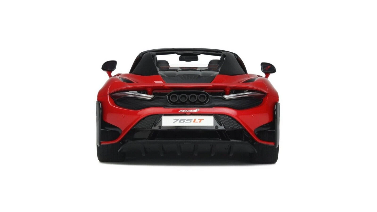 1/18 McLaren 765LT Spider Resin Model Car – Detailed 2021 Red Edition