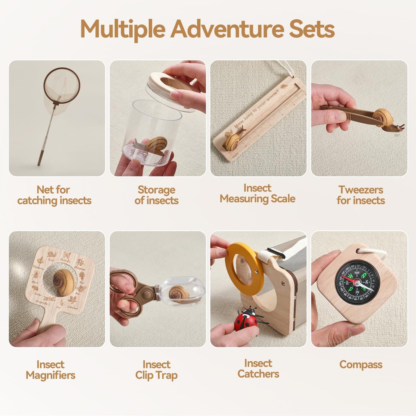 Children's Adventure Kit – 10-Piece Bug Catching Set for Outdoor Exploration