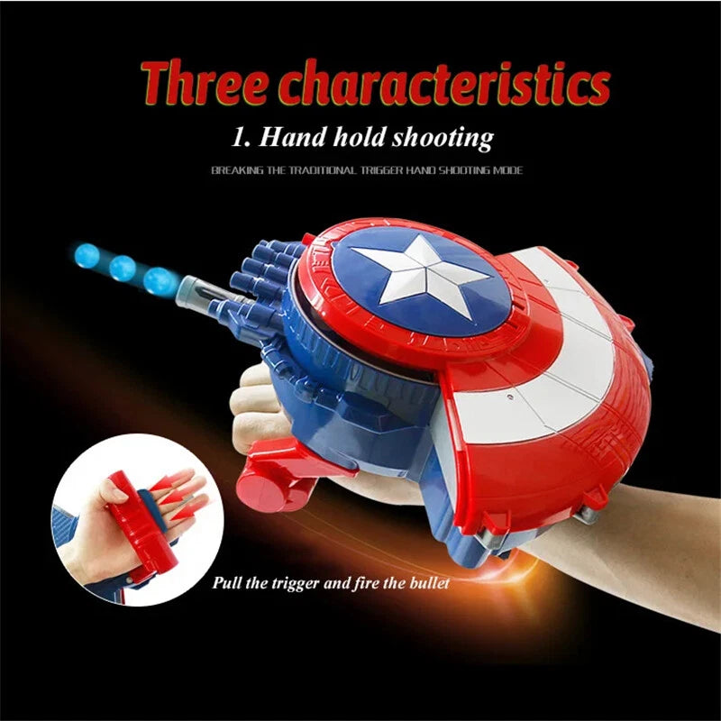 Shield Toy Gun – Soft Bullet Shooter Prop