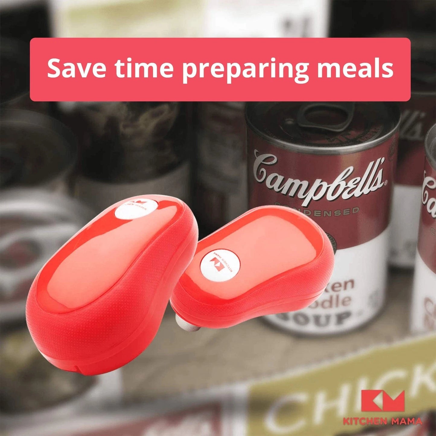 One-Touch Electric Can Opener – Effortless Can Opening | Automatic Cutting | Perfect for Every Kitchen