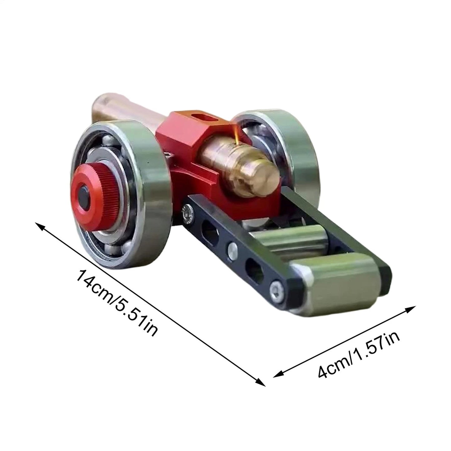 Miniature Cannon Collectible – Exquisite Handcrafted Metal Artwork