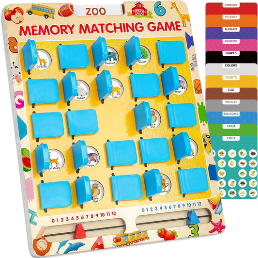 Fun Travel Memory Game for Kids 3-8 | Educational Matching Toy