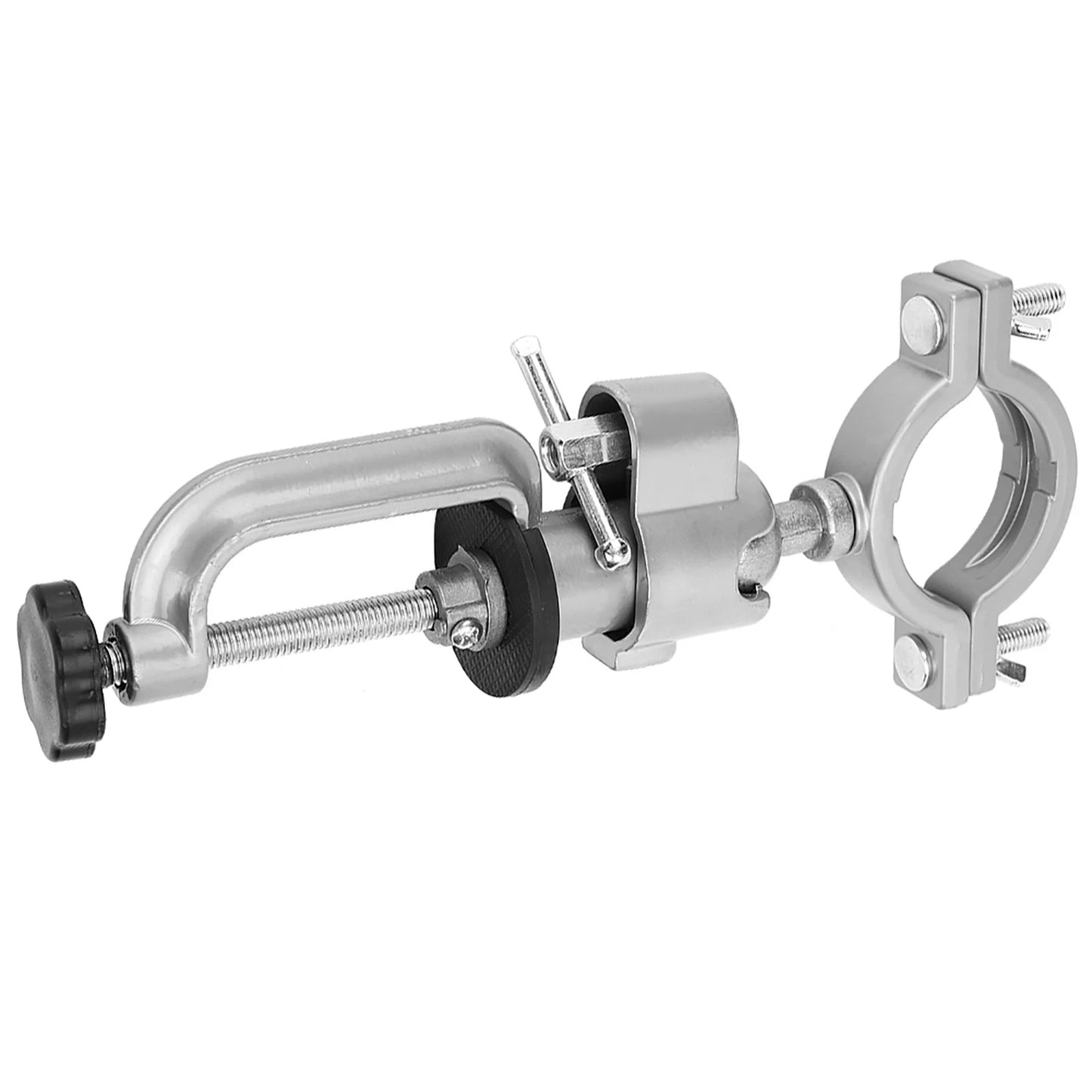 Universal Aluminum Alloy Electric Drill Stand – Sturdy Clamping for Precision Drilling