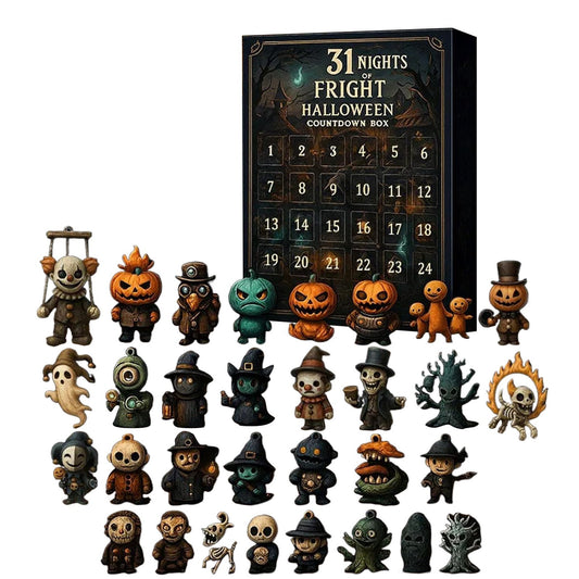 31 Nights of Fright – Halloween Countdown Box with Mini Figures