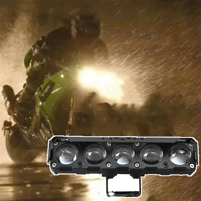 Motorcycle LED Fog Lights/Spotlight – 3-Wire Universal High/Low Beam