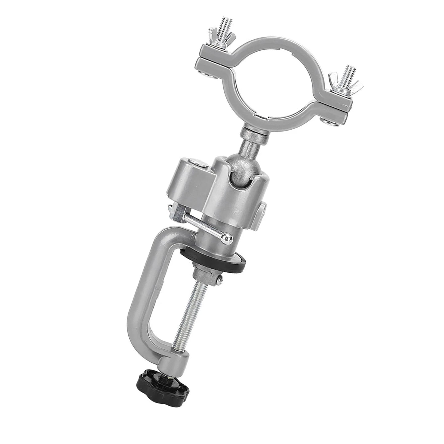 Universal Aluminum Alloy Electric Drill Stand – Sturdy Clamping for Precision Drilling