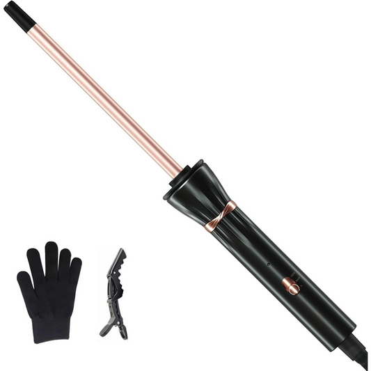 3/8-Inch Ceramic Curling Iron – 9mm Mini Curler | Fast Heating Dual Voltage Travel Design