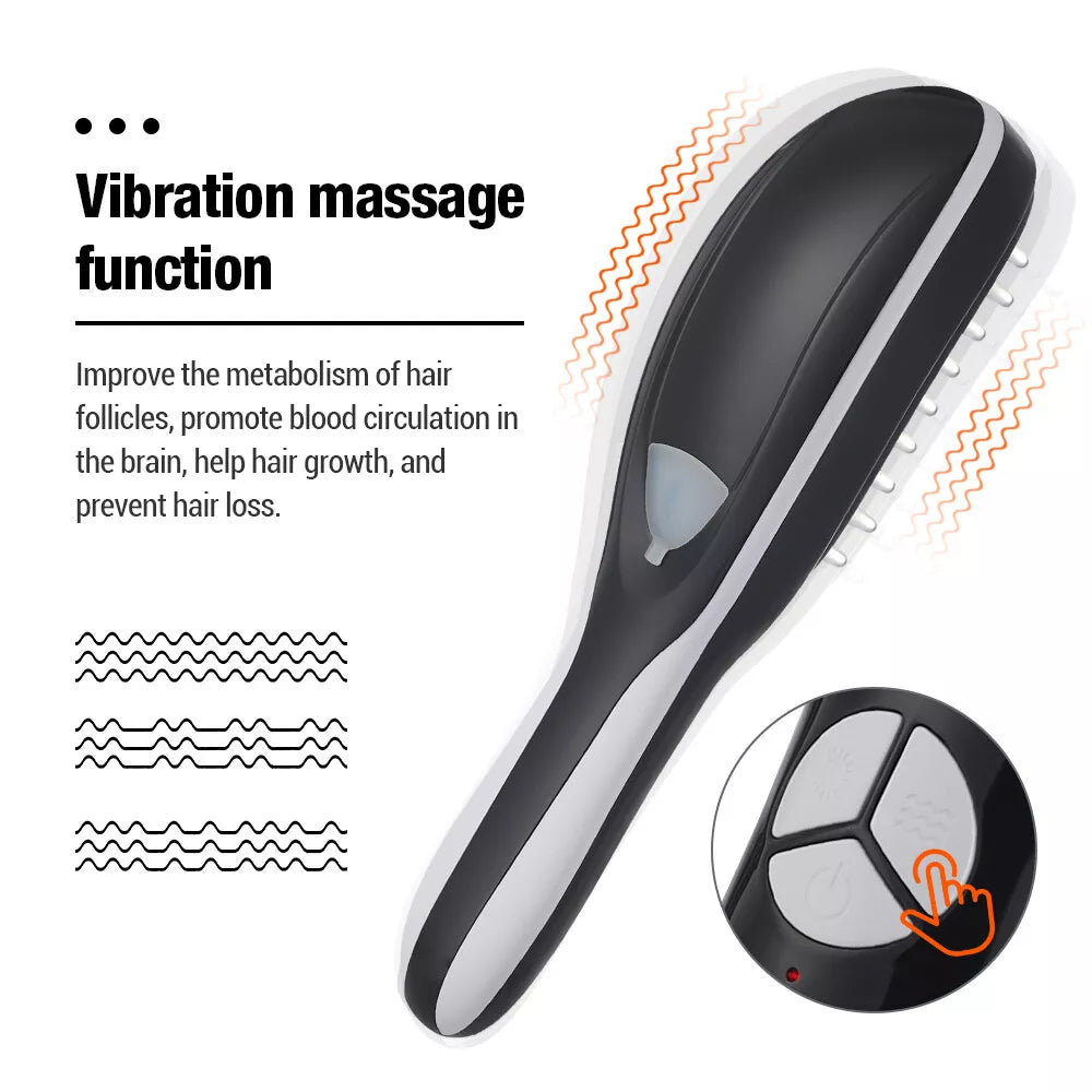 Electric Scalp Massager – Hair Growth Laser Therapy & Vibration Massage Comb