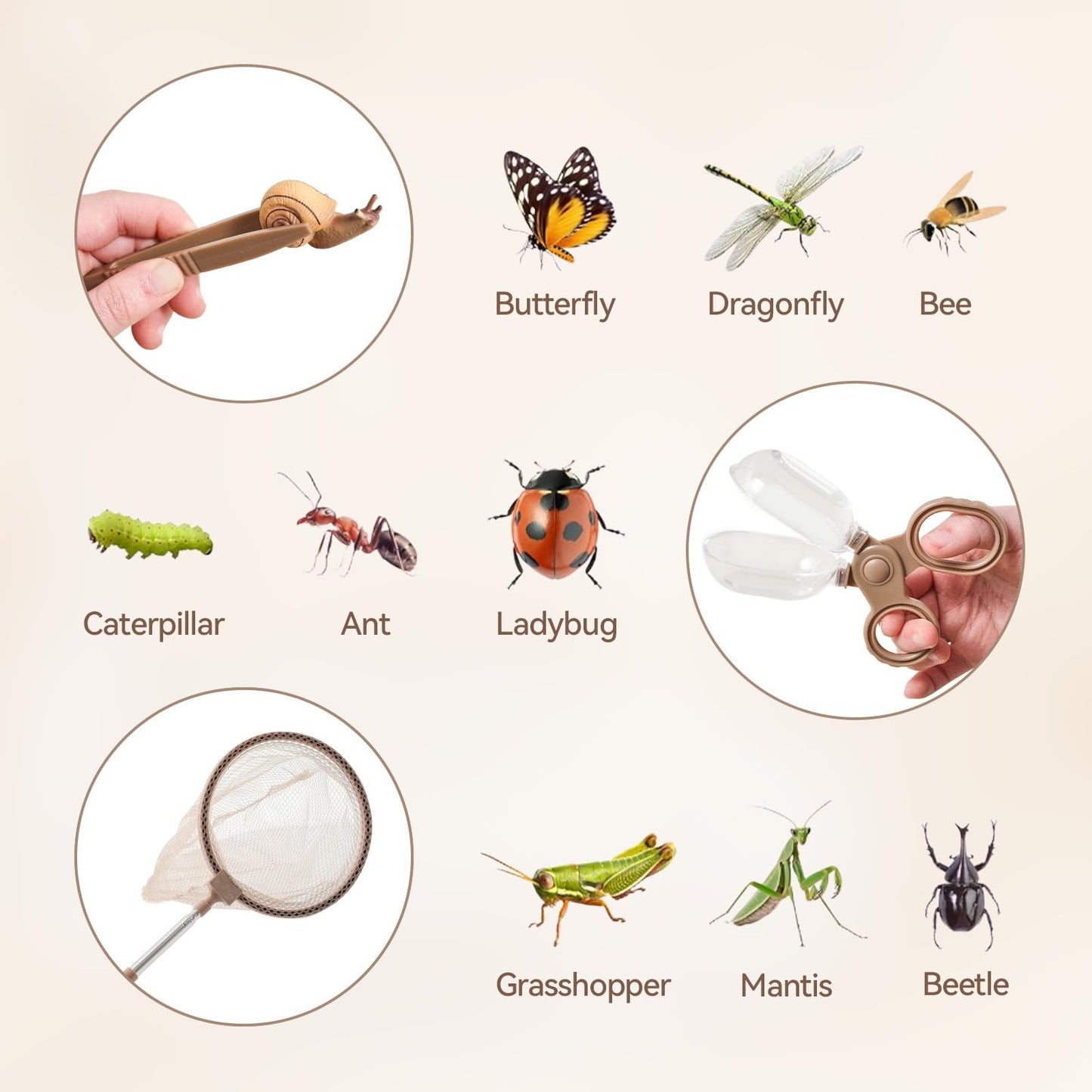 Children's Adventure Kit – 10-Piece Bug Catching Set for Outdoor Exploration
