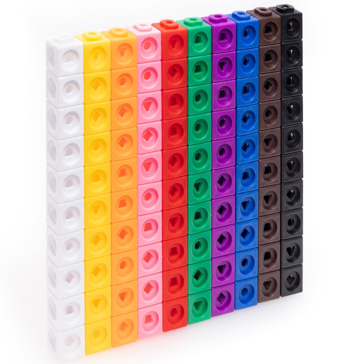 100 Math Linking Cubes Set – Fun Early Learning Blocks for Kids