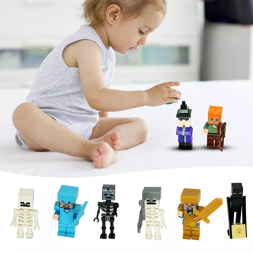 Block Builder Advent Calendar – 24 Days of Mini Figures & Accessories for Christmas Countdown