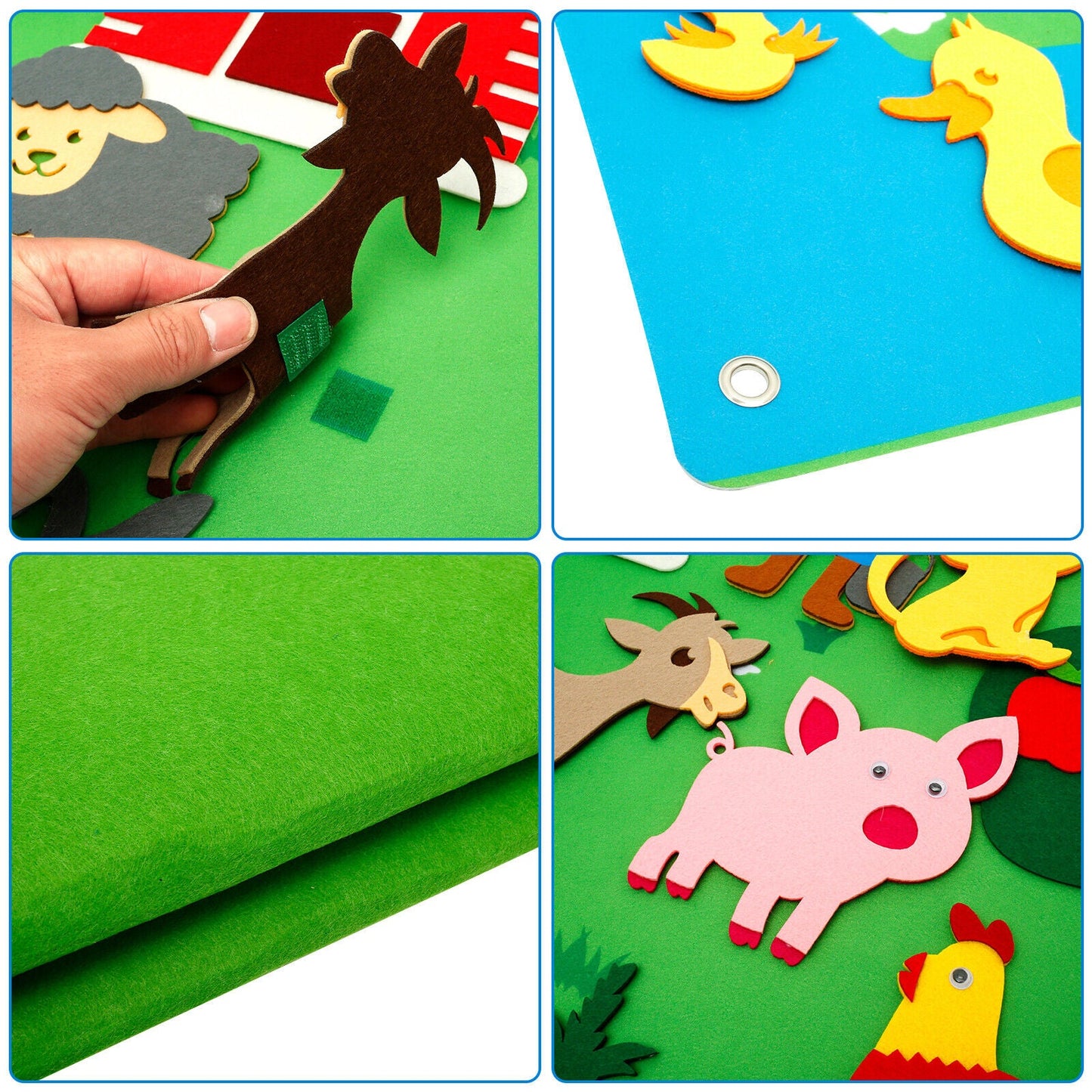 Felt Activity Play Mat – Creative Montessori DIY Game Board