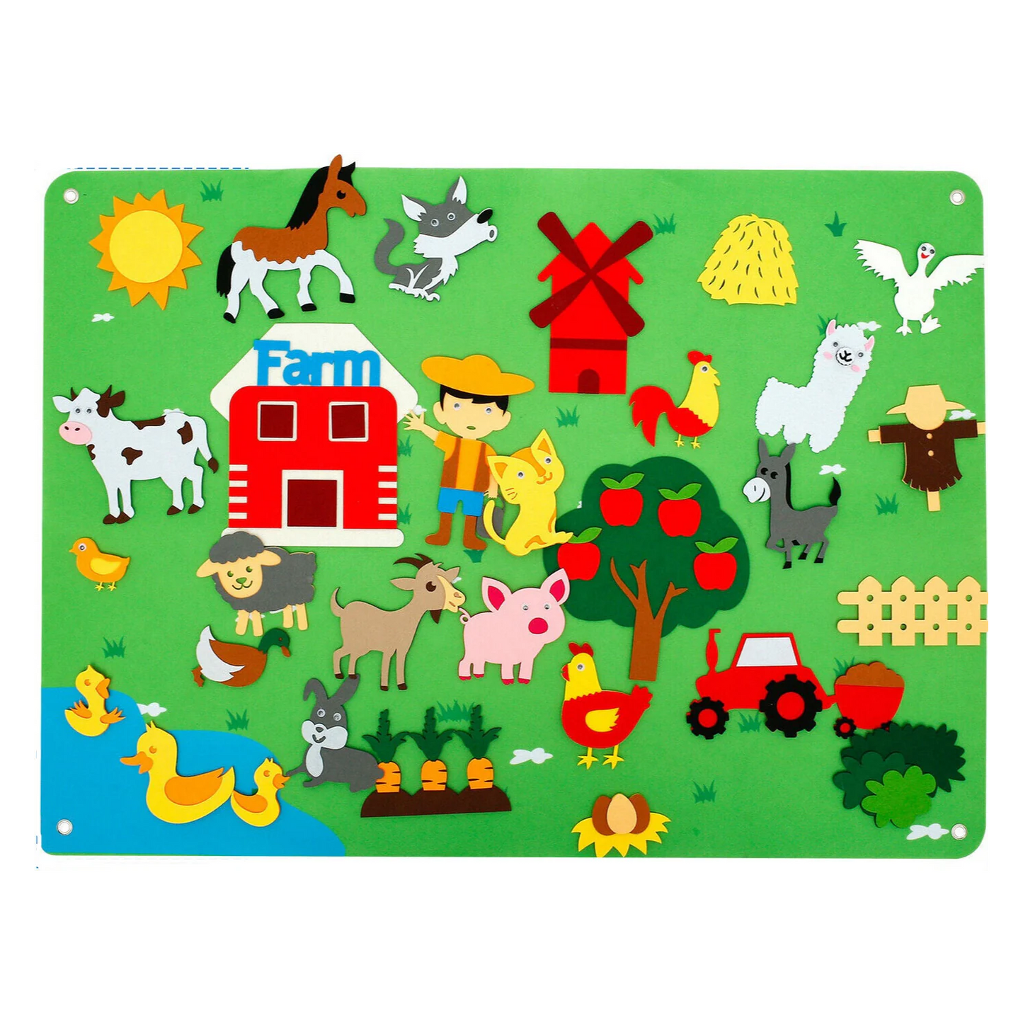 Felt Activity Play Mat – Creative Montessori DIY Game Board