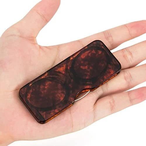 Mini Nose Clip Reading Glasses – Ultra-Lightweight & Legless Design