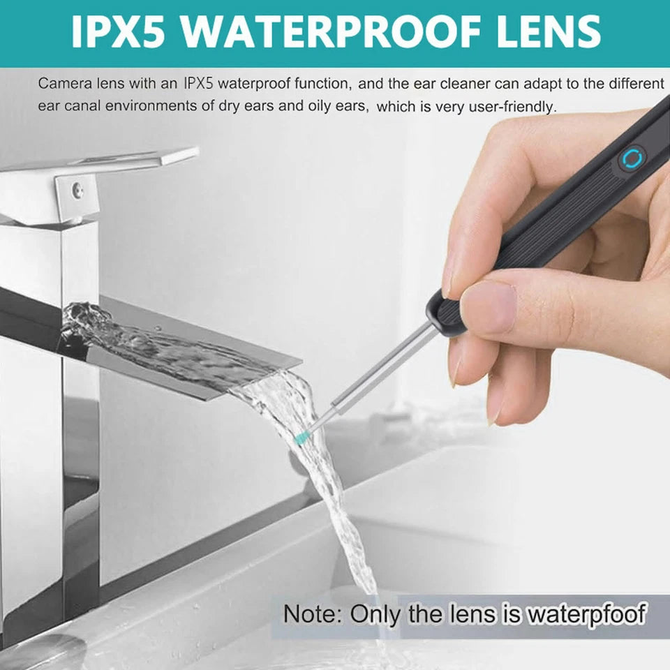 Professional Earwax Removal Cleaner with LED Light – Wireless Otoscope