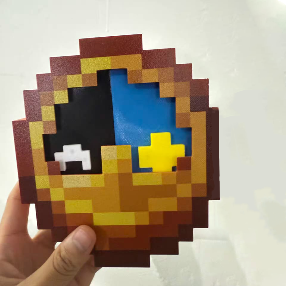 Pixel Art Wall Clock – Vibrant 12-Hour Gaming Style Design