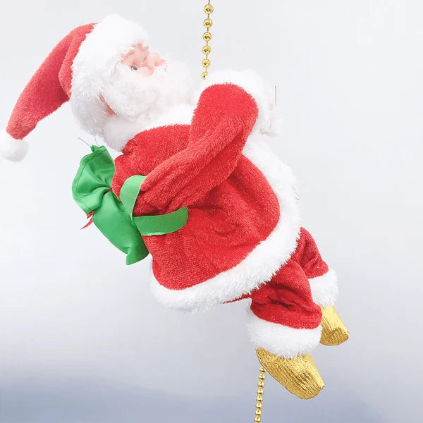 Musical Climbing Santa – Electric Christmas Decoration with Music & Movement