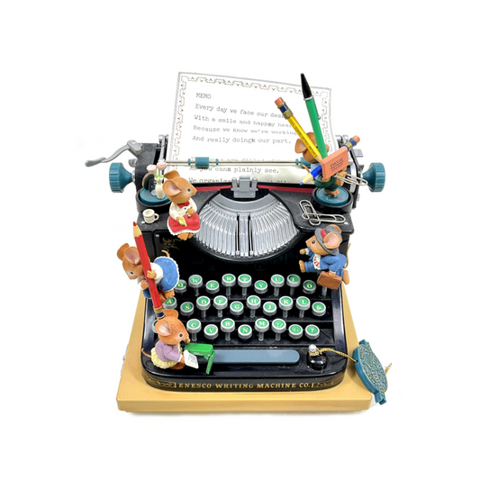 Mice Vintage Music Box - typewriter