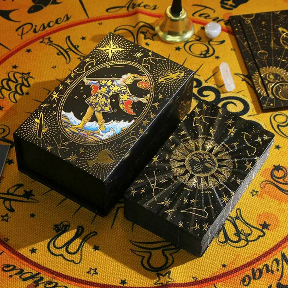 Tarot Cards with Gold Foil & Gift Box – Unlock Mystical Wisdom