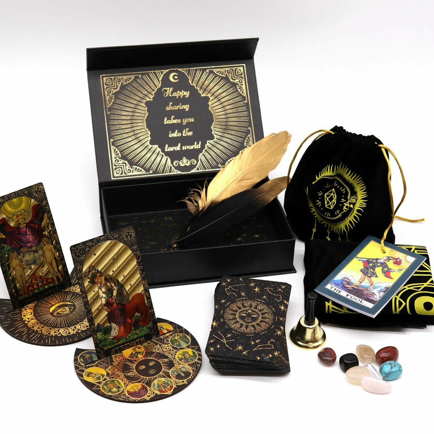 Tarot Cards with Gold Foil & Gift Box – Unlock Mystical Wisdom