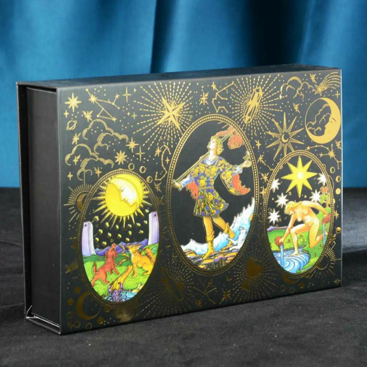 Tarot Cards with Gold Foil & Gift Box – Unlock Mystical Wisdom