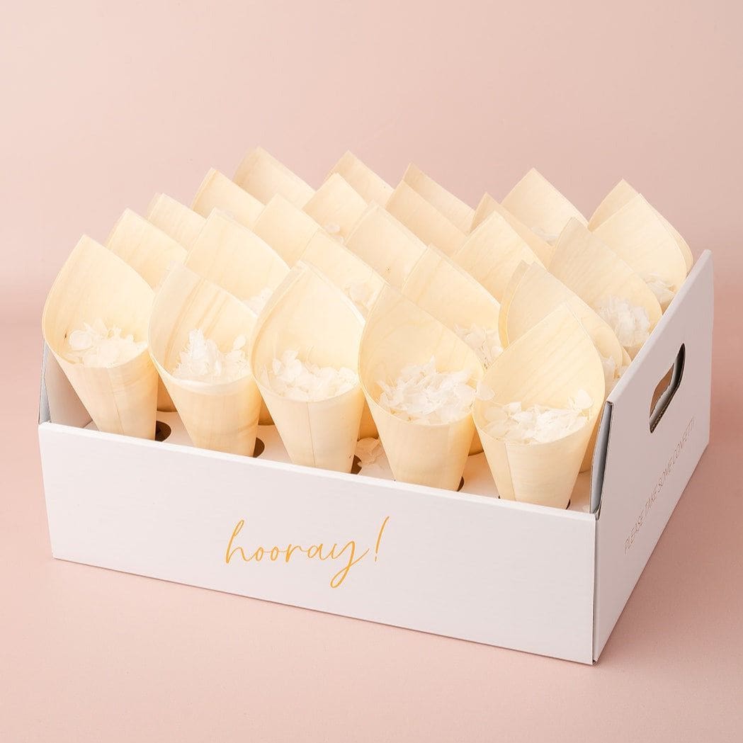 Ultimate Confetti Set – Round Shape (Cones, Confetti & Trays)