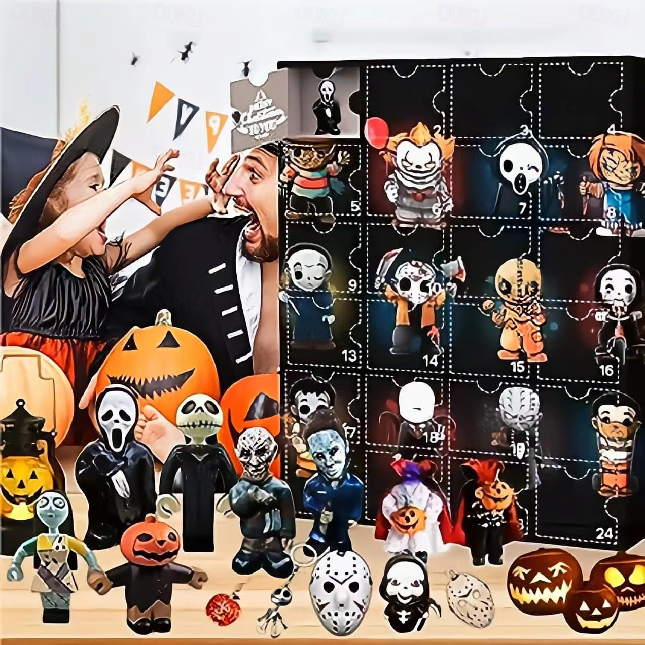 2025 Halloween Horror Movie Advent Calendar – 24 Surprise Toys for Kids