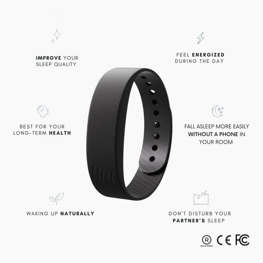 Smart Wake-Up Wristband Alarm – No More Oversleeping | Comfortable & Reliable Wake-Up Solution