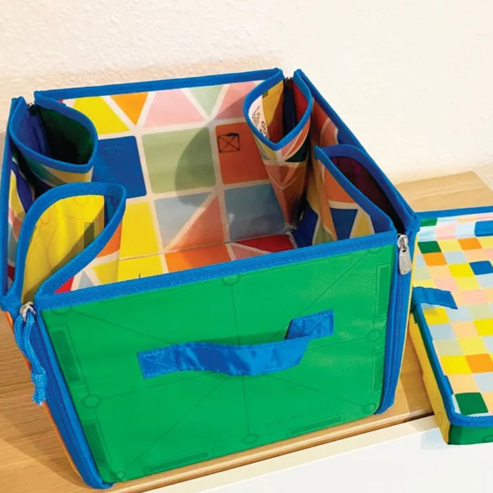 Storage Bin & Interactive Play-Mat – 2-in-1 Toy Organizer and Foldable Play Surface for Kids