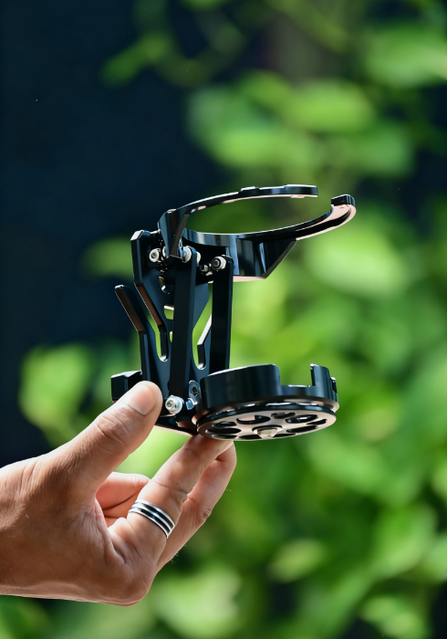 Universal CNC Spinner Bottle Cage – Dual-Function Drink Holder & Stress-Relief Spinner