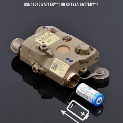 Red Dot Laser Infrared Tactical Flashlight