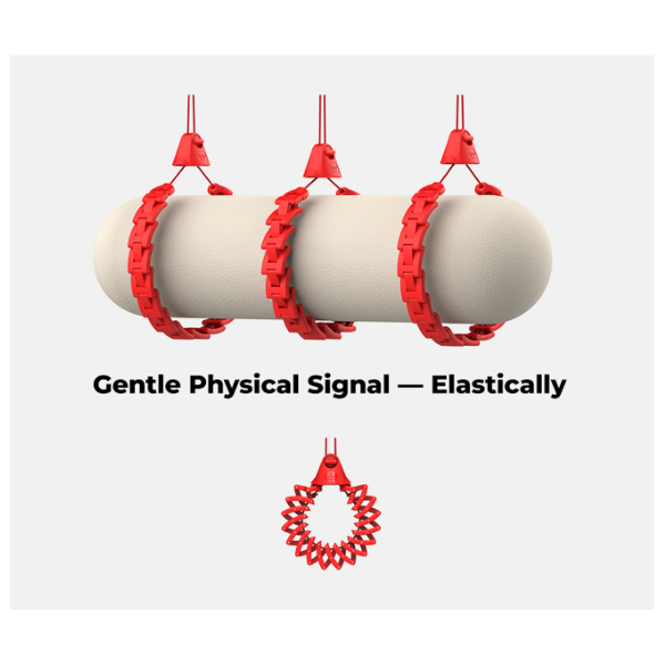 Radial Contraction Mechanism Dog Collar - 360° Even Pressure Distribution, Comfort