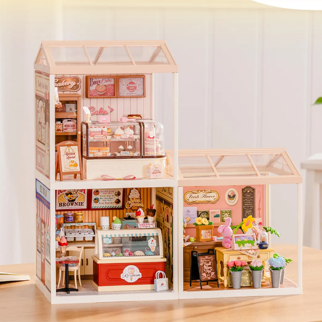 Fun DIY 3D Miniature Assembly Model  for Bedroom and Study