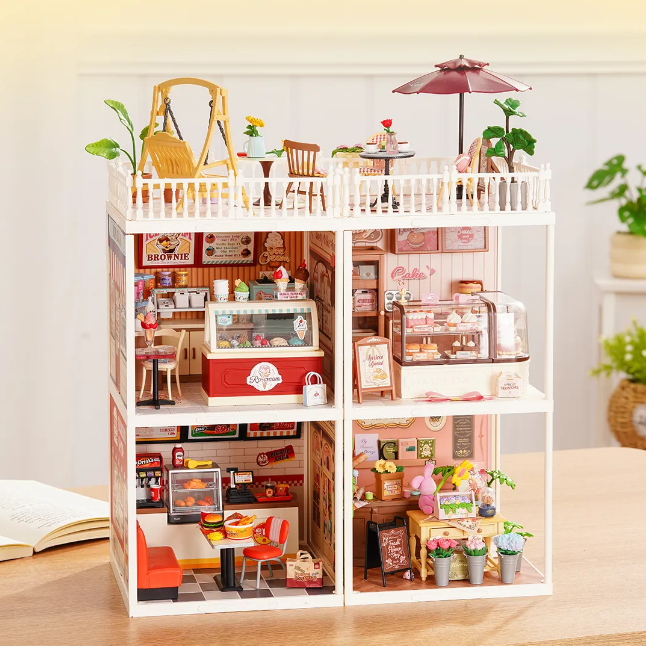 Fun DIY 3D Miniature Assembly Model  for Bedroom and Study