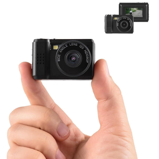 Mini Digital Camera 1080P | Built-in Battery, LCD Screen & Flashlight | Portable Keychain Camera