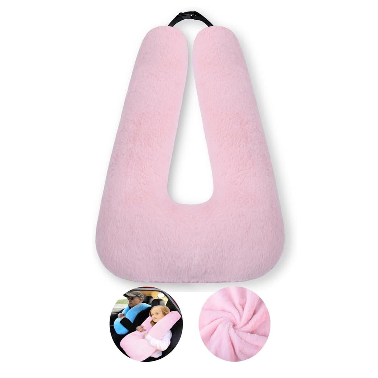 Travel Pillow for Car Back Seat – Comfortable Neck Cushion for Kids & Adult