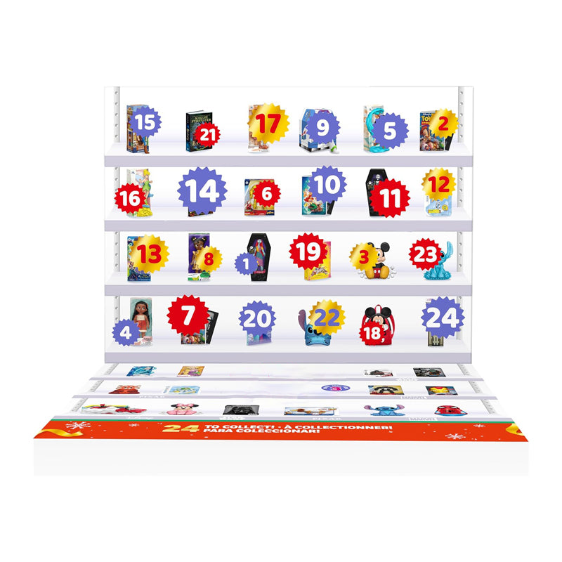 24 Days Christmas Advent Calendar – Mini Figurine Toy Set | Fun Holiday Gift for Kids Ages 3+