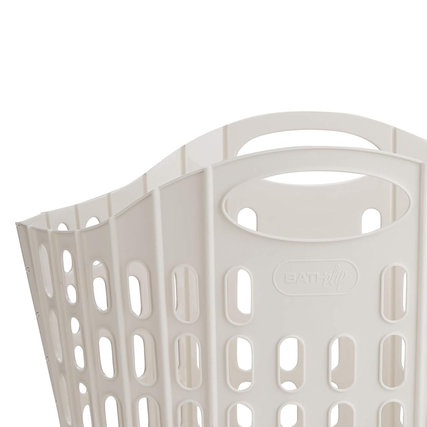 Foldable Laundry Basket 38L / 10 Gallons – Ventilated Plastic Hamper | Compact Clothes Bin